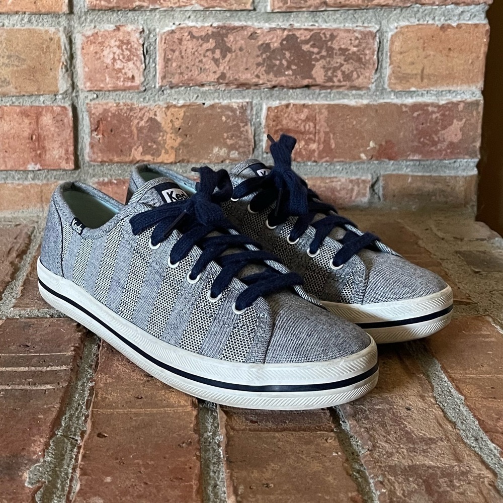 Keds Denim Chambray Striped Sneakers